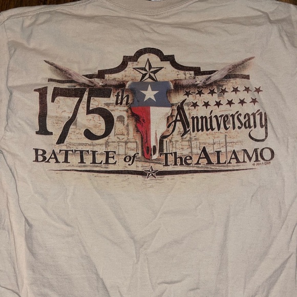 Vintage “The Alamo” 175th Anniversary T-Shirt: Adult Medium: TEXAS: 2011 - Picture 4 of 5